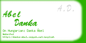 abel danka business card